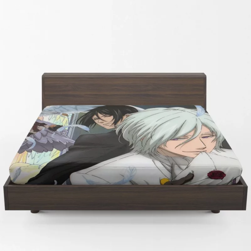 Angela and Sebastian Dark Ties Anime Fitted Sheet 1