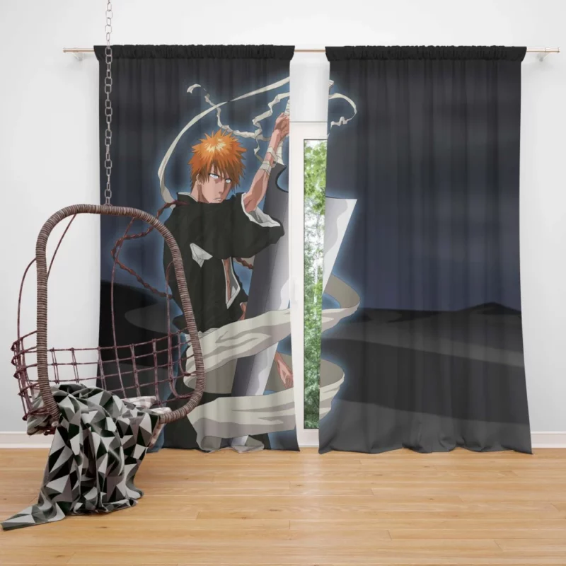 Anime Bleach Ichigo Kurosaki Curtain