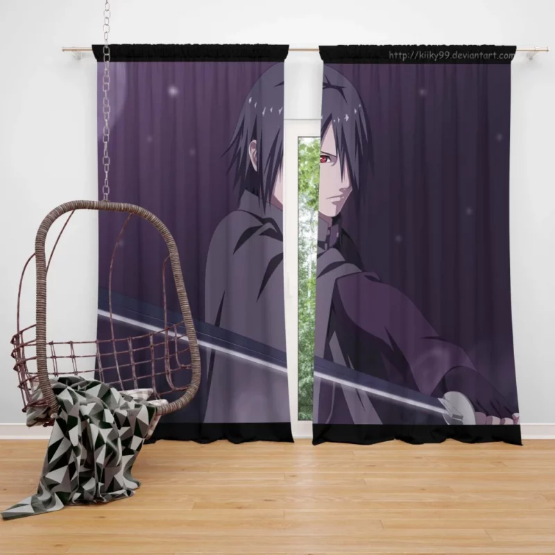 Anime Boruto Naruto Sasuke Uchiha Curtain