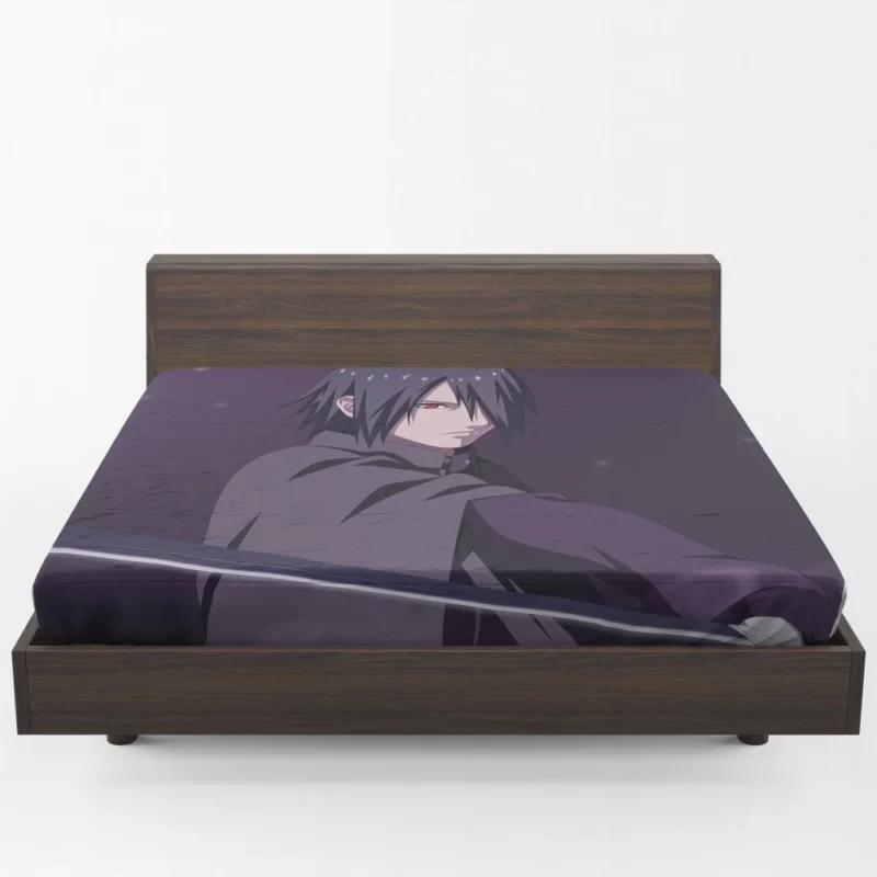 Anime Boruto Naruto Sasuke Uchiha Fitted Sheet 1