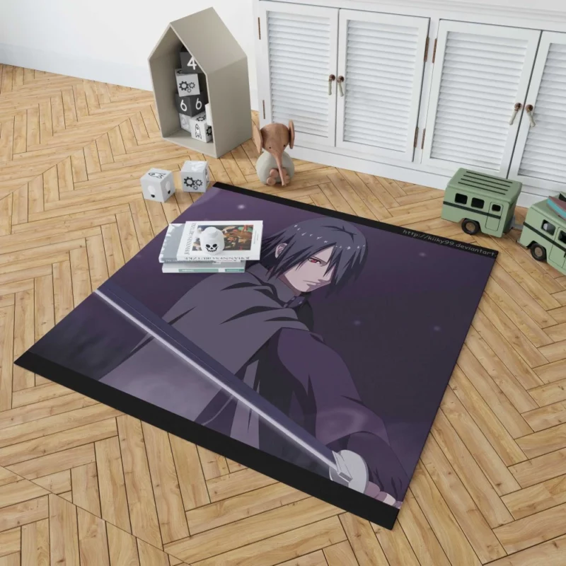 Anime Boruto Naruto Sasuke Uchiha Rug 1