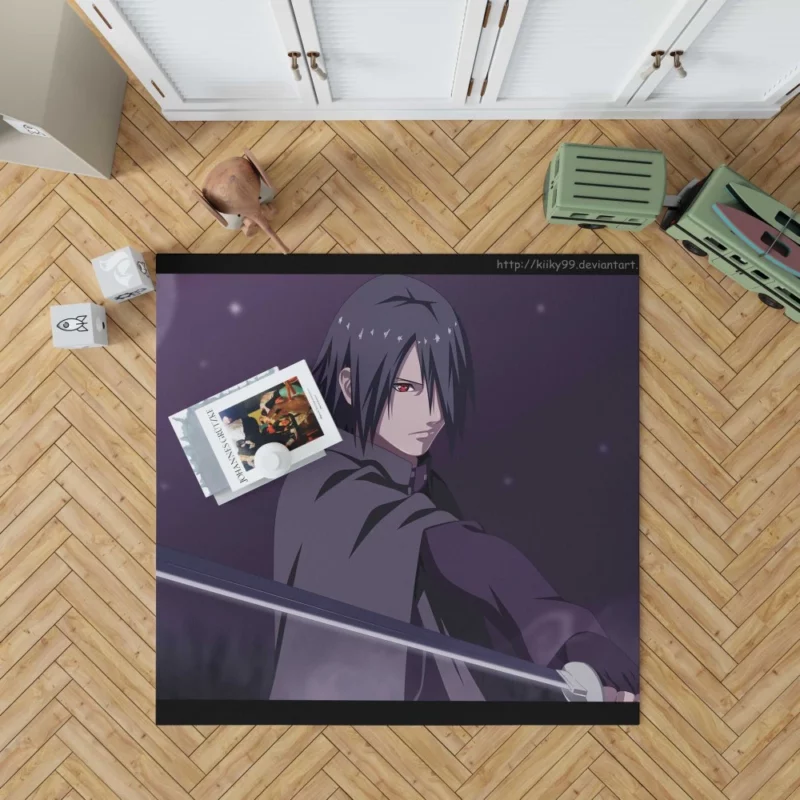 Anime Boruto Naruto Sasuke Uchiha Rug