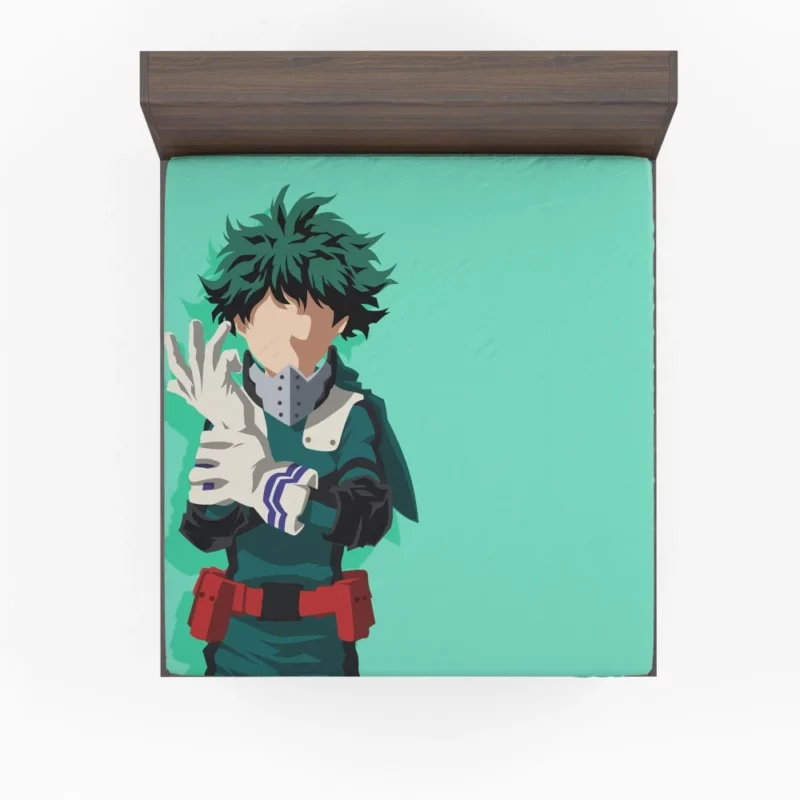 Anime My Hero Academia Izuku Midoriya Fitted Sheet