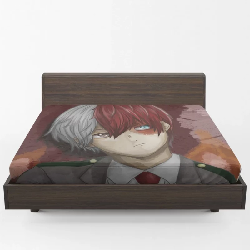 Anime My Hero Academia Shoto Todoroki Fitted Sheet 1