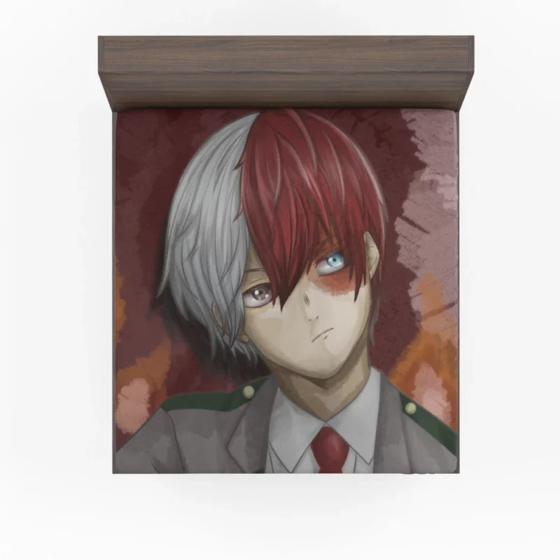 Anime My Hero Academia Shoto Todoroki Fitted Sheet