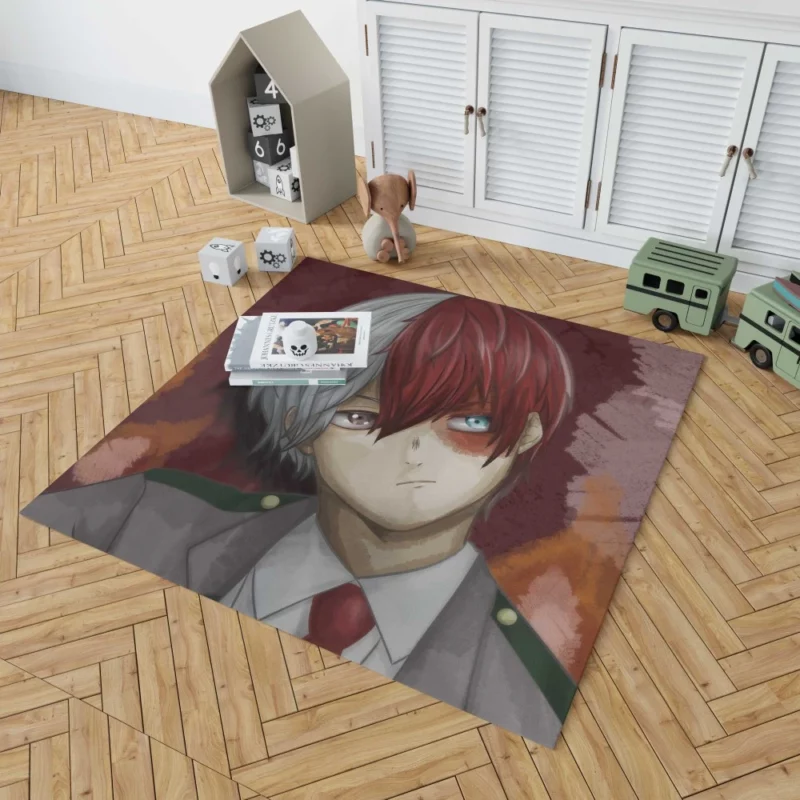 Anime My Hero Academia Shoto Todoroki Rug 1