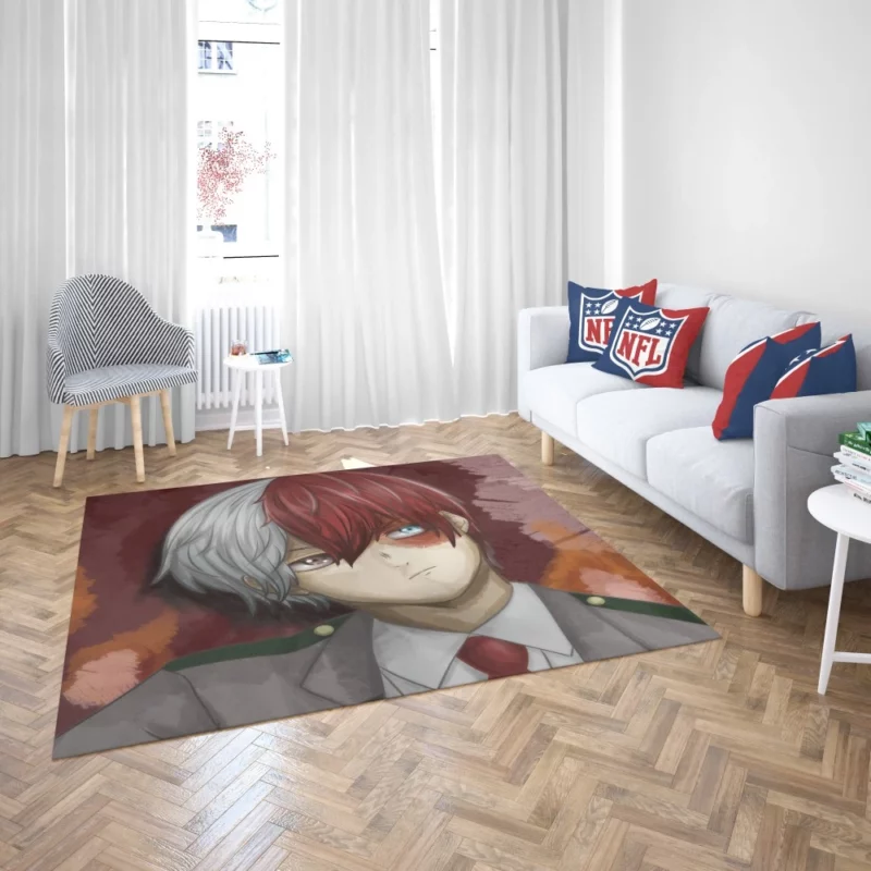 Anime My Hero Academia Shoto Todoroki Rug 2