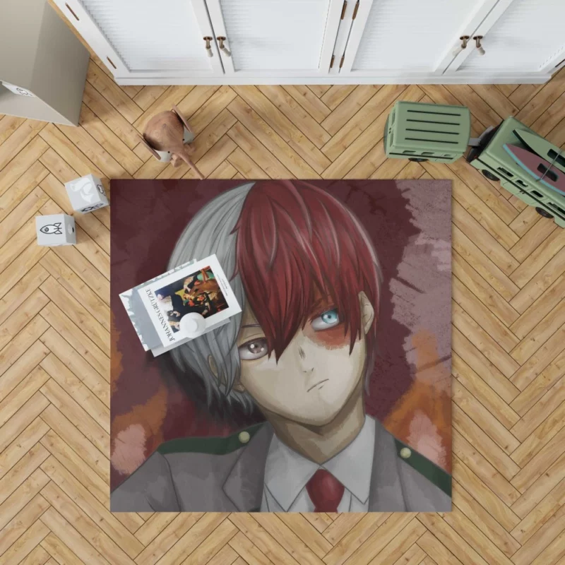 Anime My Hero Academia Shoto Todoroki Rug