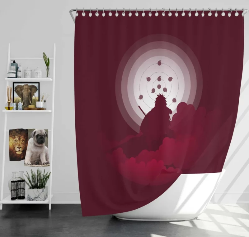 Anime Naruto Madara Uchiha Shower Curtain