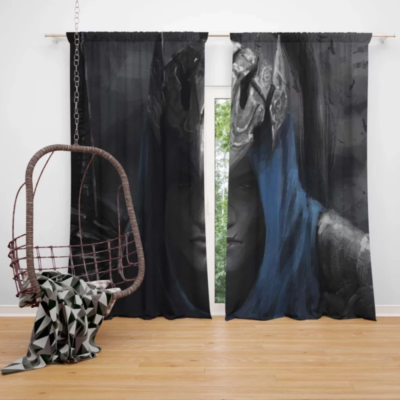 Artorias the Abysswalker Dark Souls Hero Anime Curtain