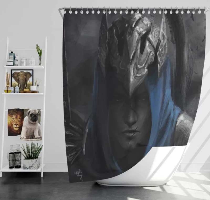 Artorias the Abysswalker Dark Souls Hero Anime Shower Curtain