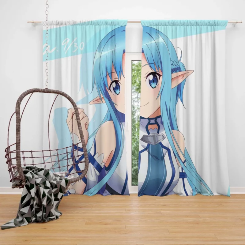 Asuna Odyssey in Aincrad Anime Curtain