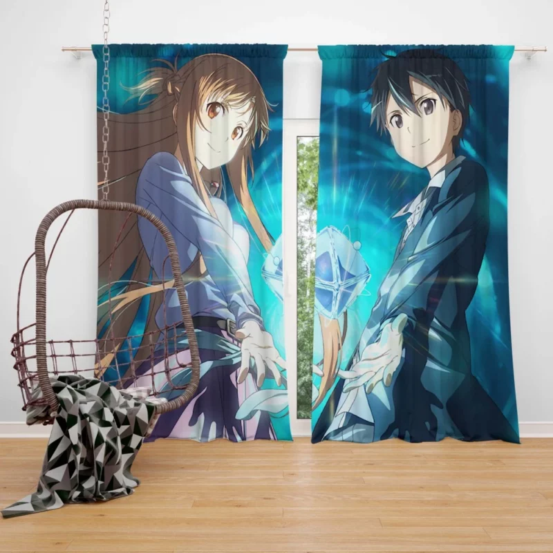 Asuna Ordinal Scale Adventure Anime Curtain