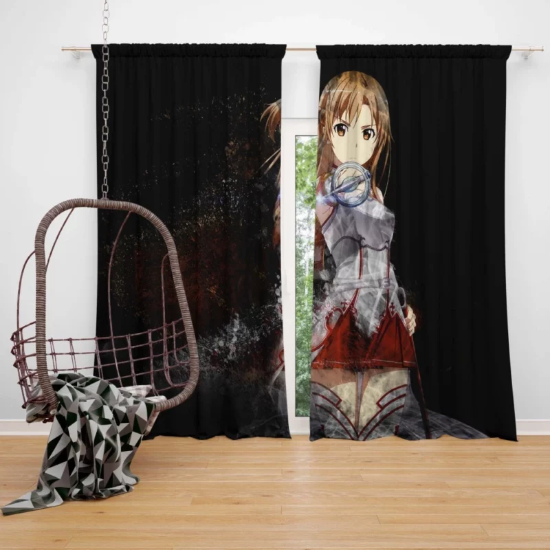 Asuna Sword Art Odyssey Anime Curtain