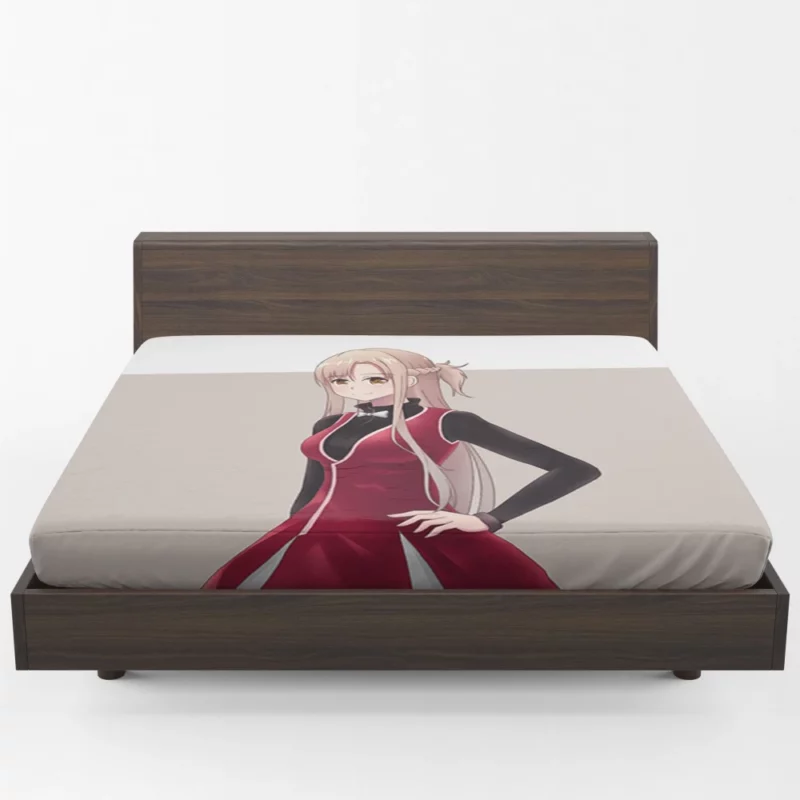 Asuna Yuuki A Beacon in Sword Art Online Anime Fitted Sheet 1