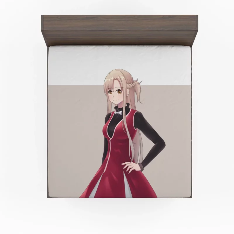 Asuna Yuuki A Beacon in Sword Art Online Anime Fitted Sheet