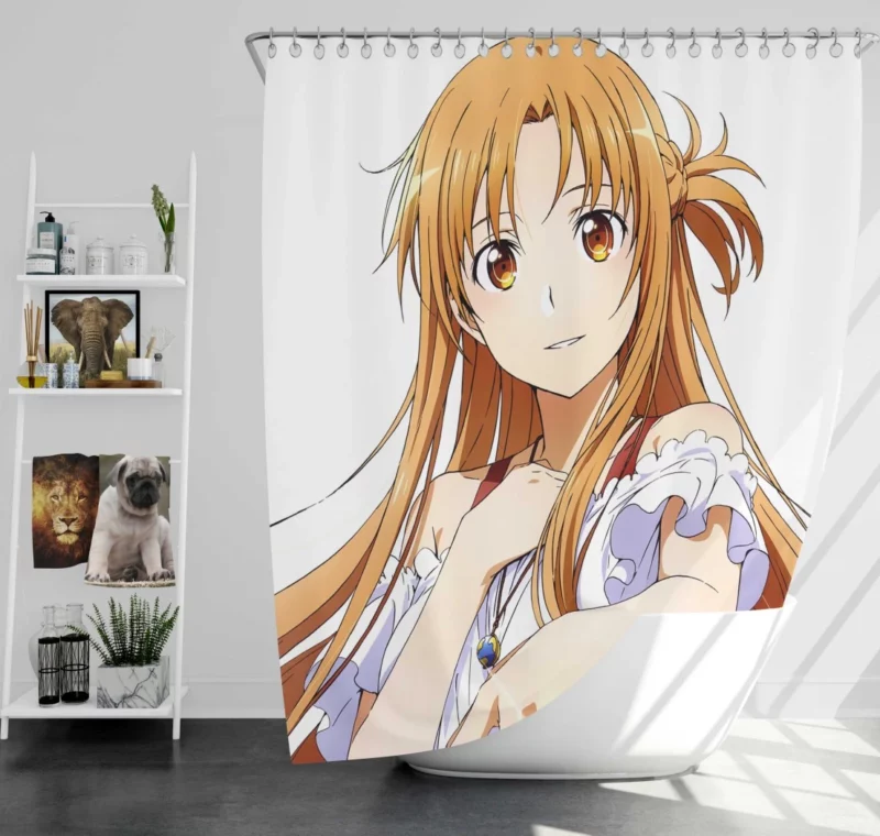 Asuna Yuuki A Sword Art Online Icon Anime Shower Curtain