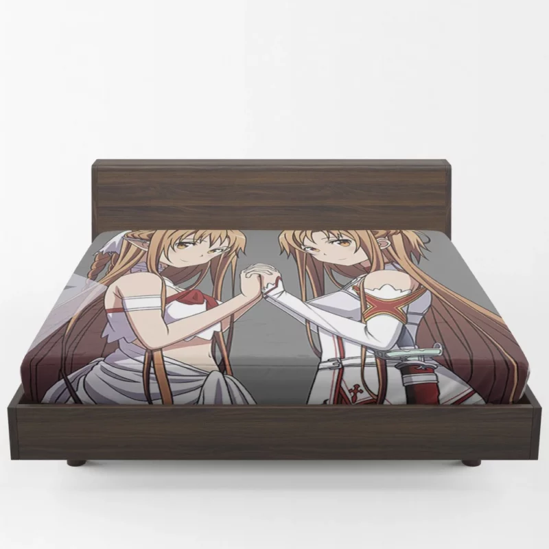 Asuna Yuuki Adventures in Sword Art Online Anime Fitted Sheet 1