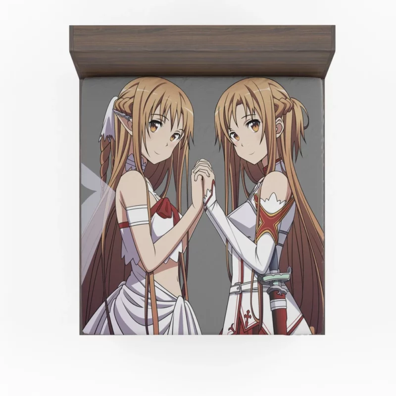 Asuna Yuuki Adventures in Sword Art Online Anime Fitted Sheet