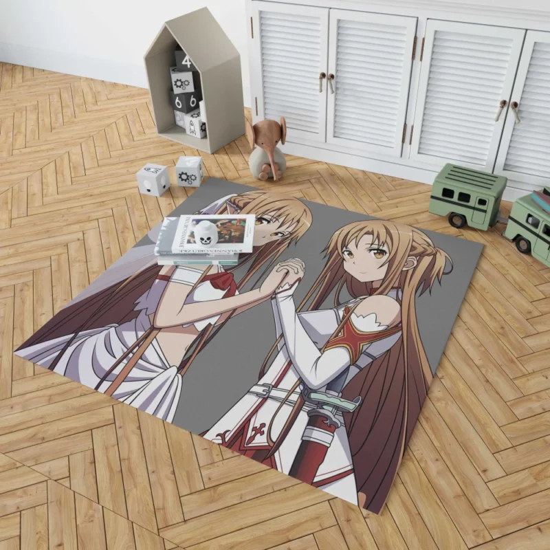 Asuna Yuuki Adventures in Sword Art Online Anime Rug 1