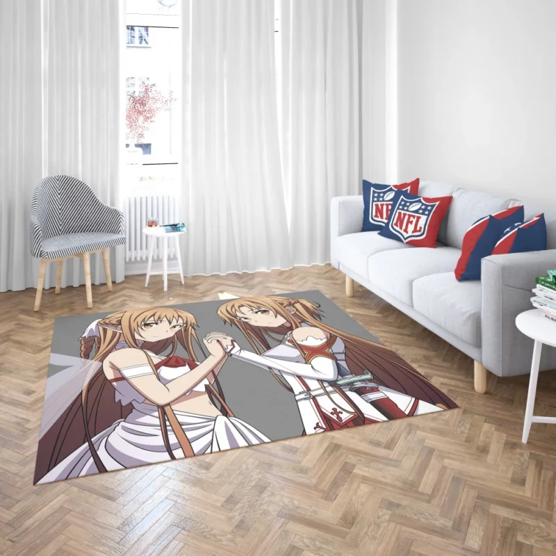 Asuna Yuuki Adventures in Sword Art Online Anime Rug 2