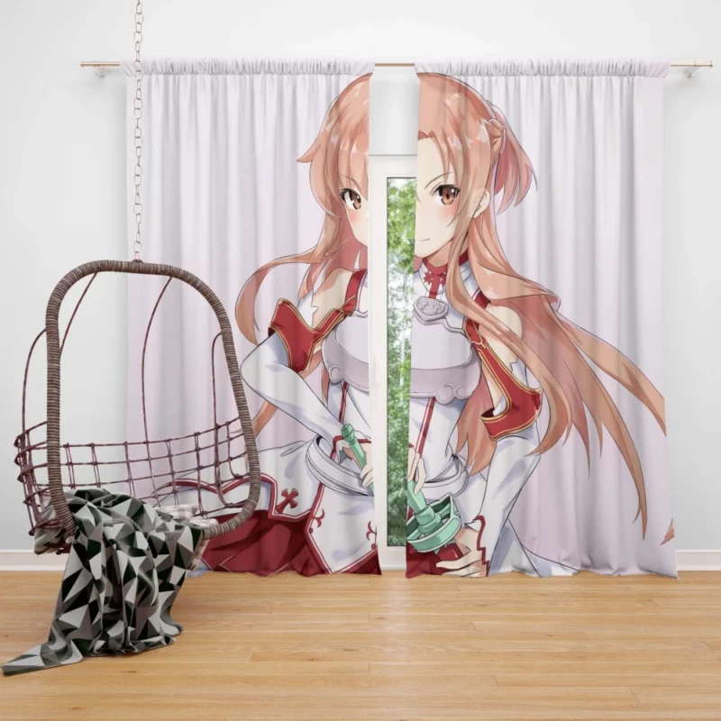 Asuna Yuuki Adventures in VR Anime Curtain