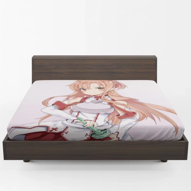 Asuna Yuuki Adventures in VR Anime Fitted Sheet 1