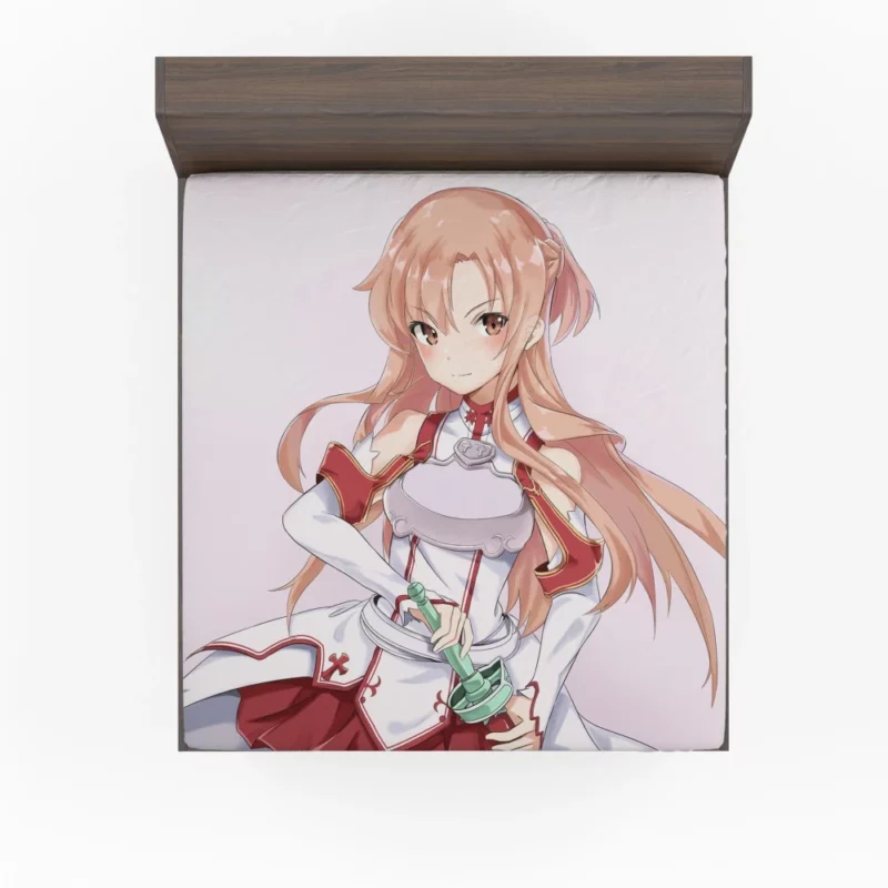 Asuna Yuuki Adventures in VR Anime Fitted Sheet