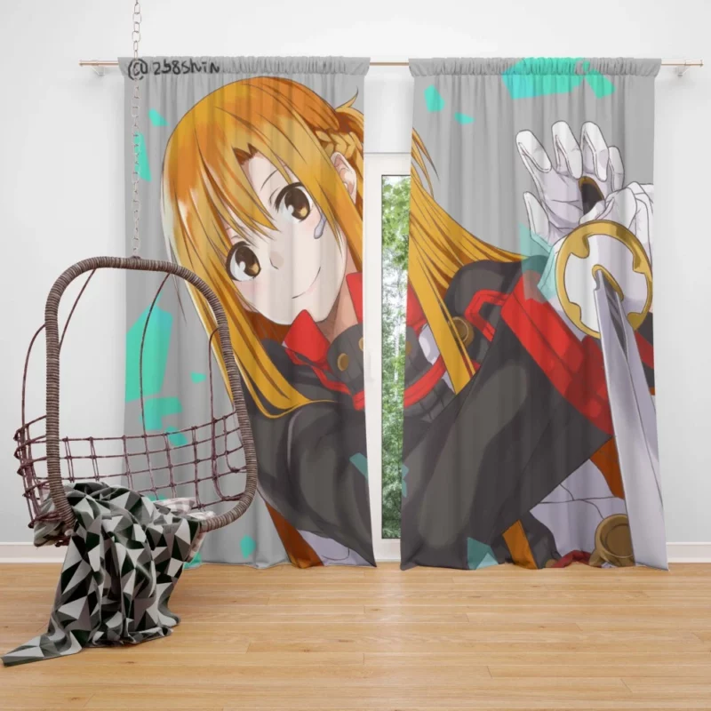 Asuna Yuuki Ascending Ordinal Scale Anime Curtain