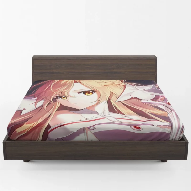 Asuna Yuuki Captivating Sword Art Online Anime Fitted Sheet 1