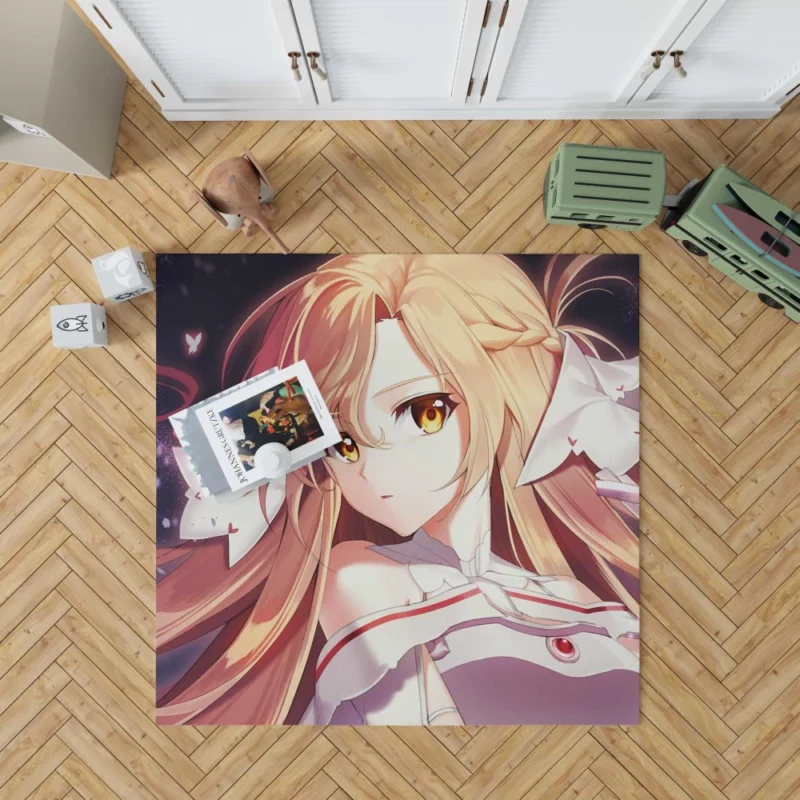 Asuna Yuuki Captivating Sword Art Online Anime Rug