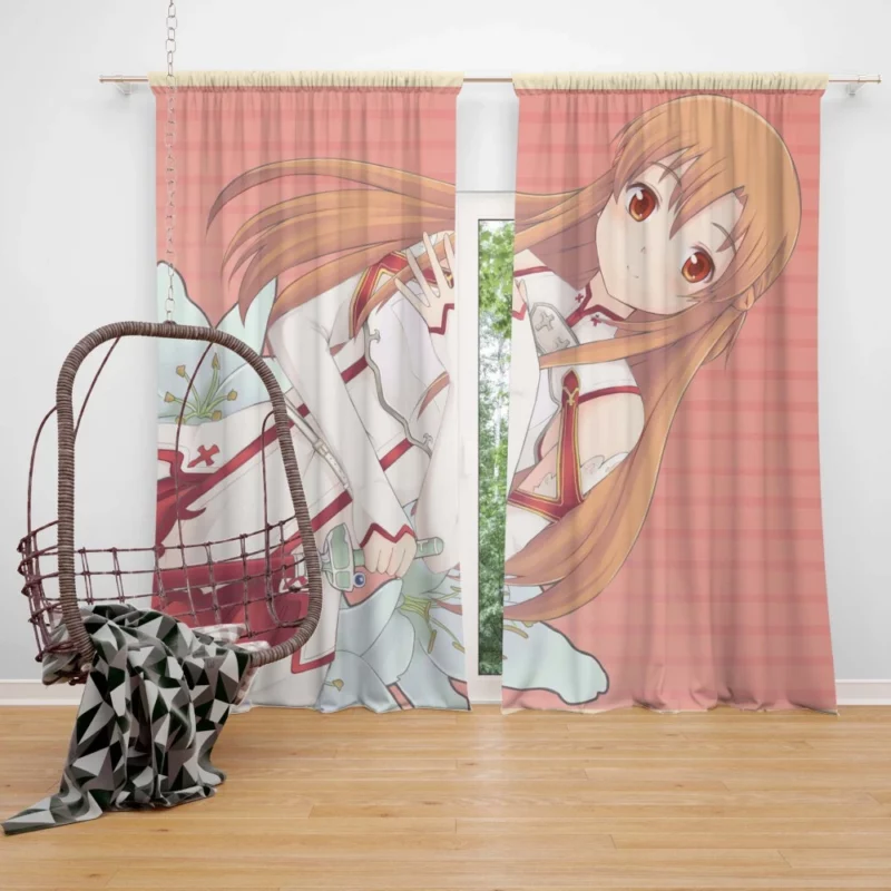 Asuna Yuuki Contributions to Sword Art Online Anime Curtain