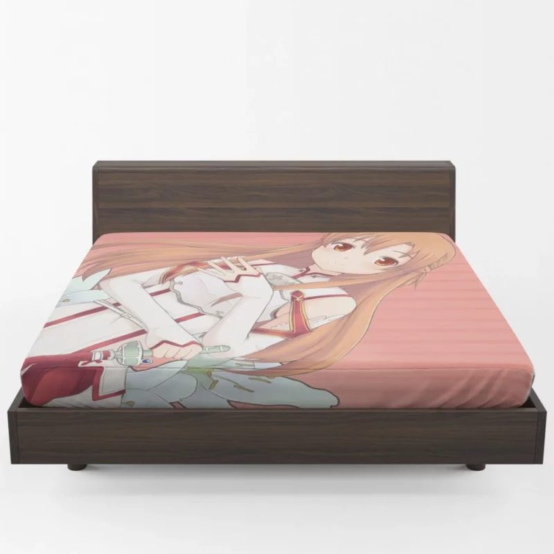 Asuna Yuuki Contributions to Sword Art Online Anime Fitted Sheet 1