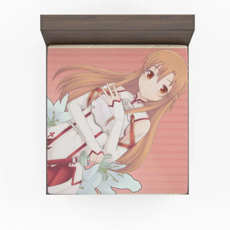 Asuna Yuuki Contributions to Sword Art Online Anime Fitted Sheet