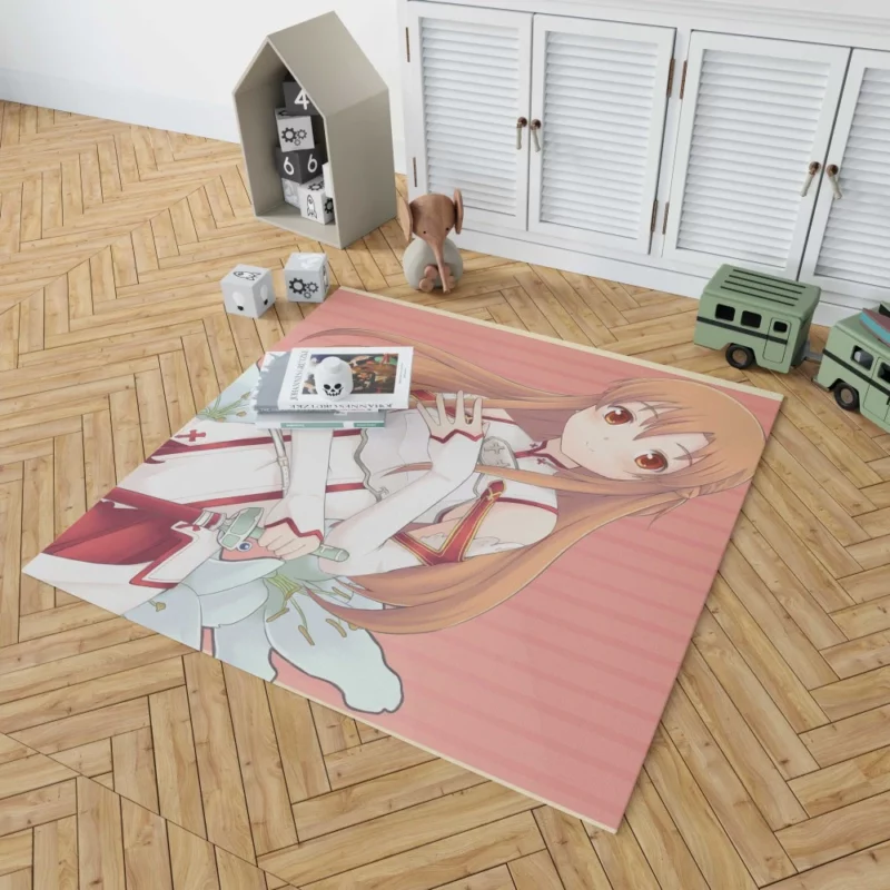 Asuna Yuuki Contributions to Sword Art Online Anime Rug 1