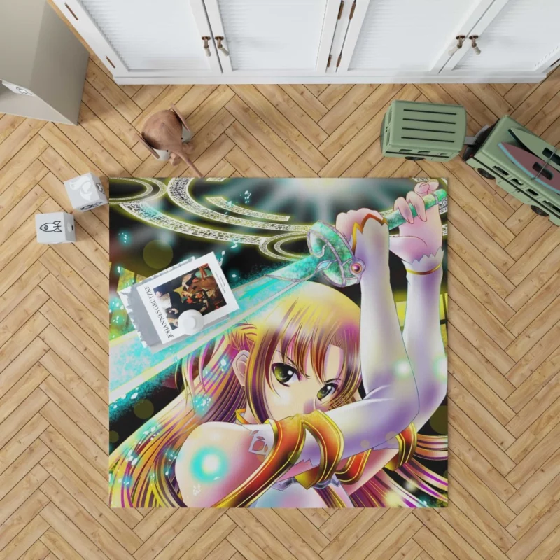 Asuna Yuuki Defining Sword Art Online Anime Rug