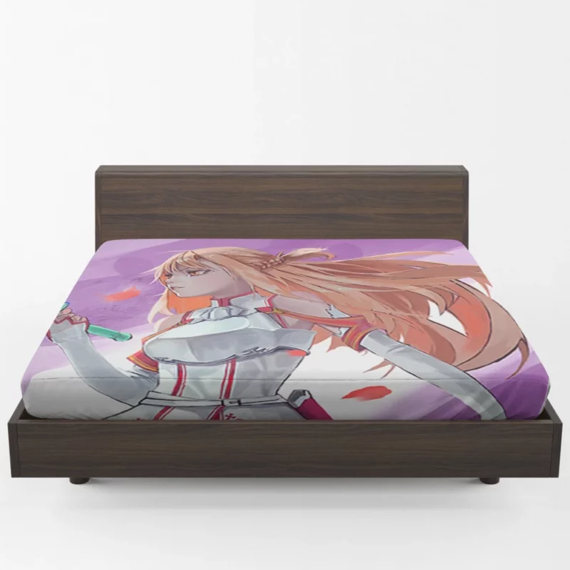 Asuna Yuuki Digital Duelist Anime Fitted Sheet 1