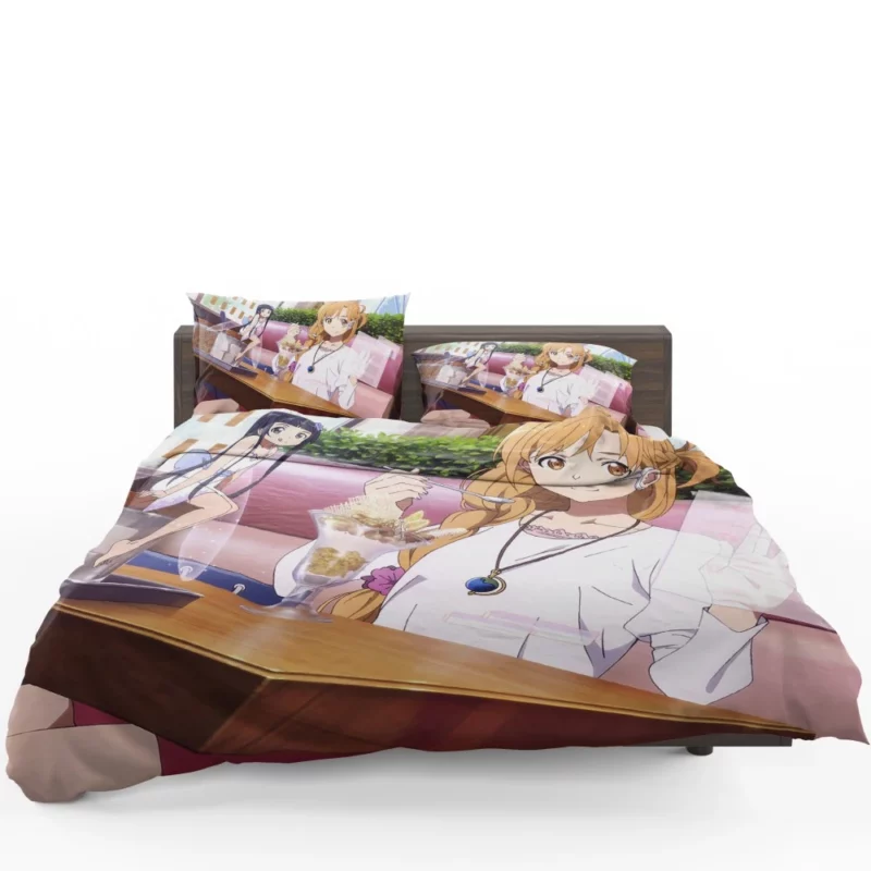 Asuna Yuuki Dining Experience Anime Bedding Set