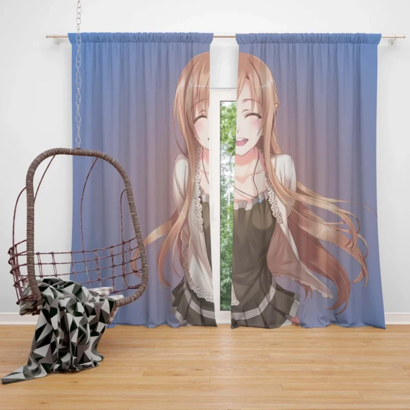 Asuna Yuuki Diving into Virtual Worlds Anime Curtain