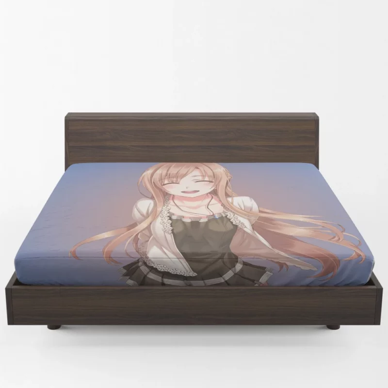 Asuna Yuuki Diving into Virtual Worlds Anime Fitted Sheet 1