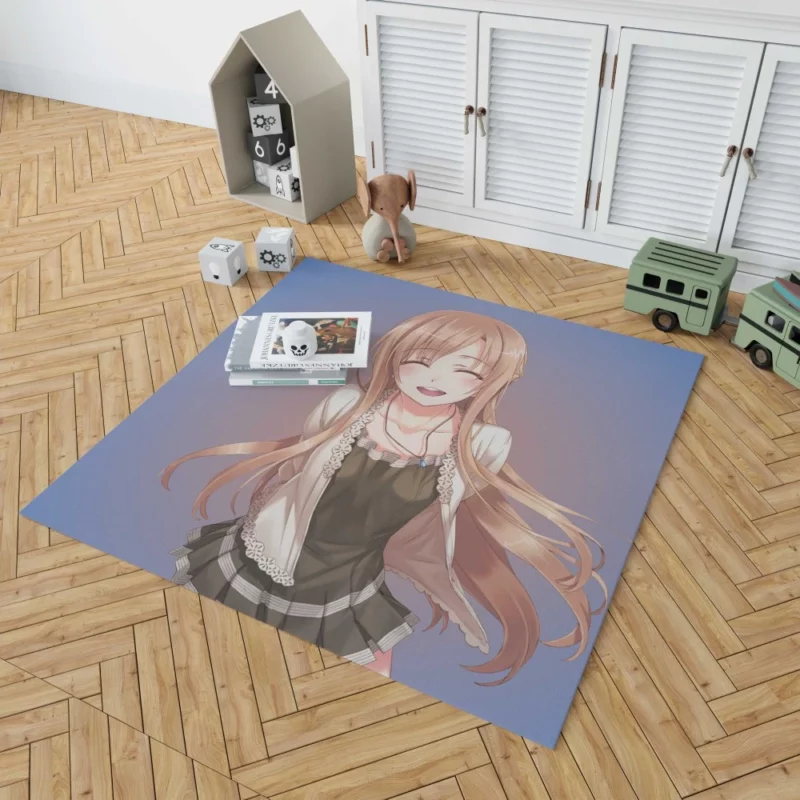 Asuna Yuuki Diving into Virtual Worlds Anime Rug 1