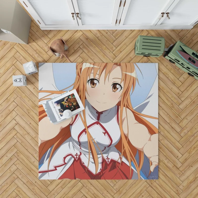 Asuna Yuuki Embodiment of Strength Anime Rug