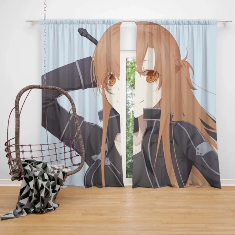 Asuna Yuuki Epic Exploits in VR Anime Curtain