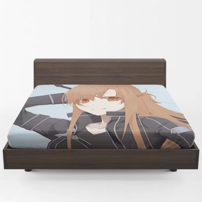 Asuna Yuuki Epic Exploits in VR Anime Fitted Sheet 1