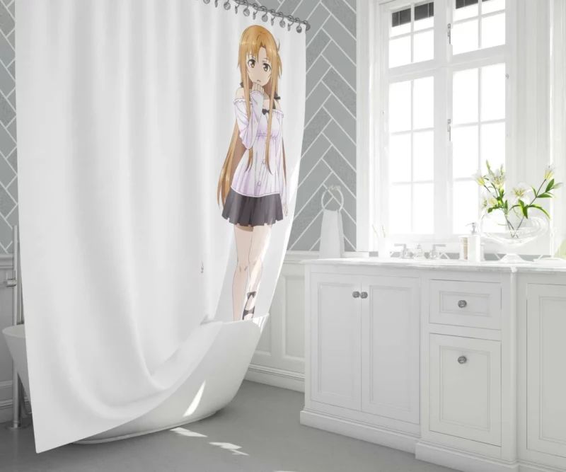 Asuna Yuuki Essence Anime Shower Curtain 1