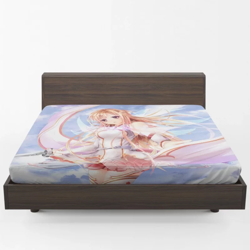 Asuna Yuuki Grace and Elegance Anime Fitted Sheet 1