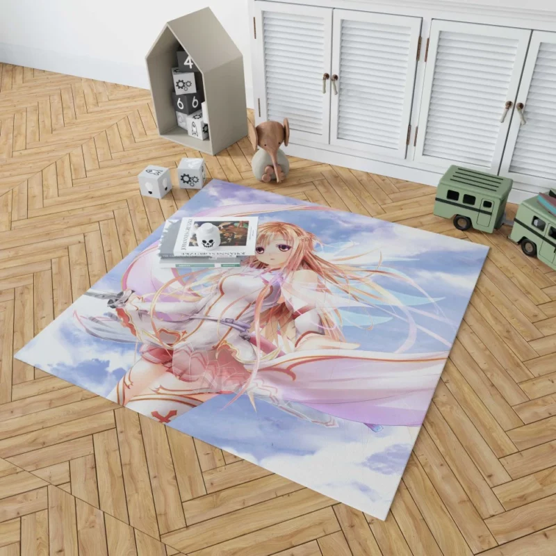 Asuna Yuuki Grace and Elegance Anime Rug 1