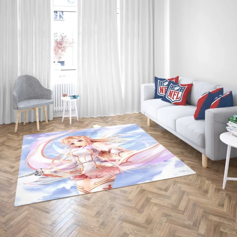 Asuna Yuuki Grace and Elegance Anime Rug 2