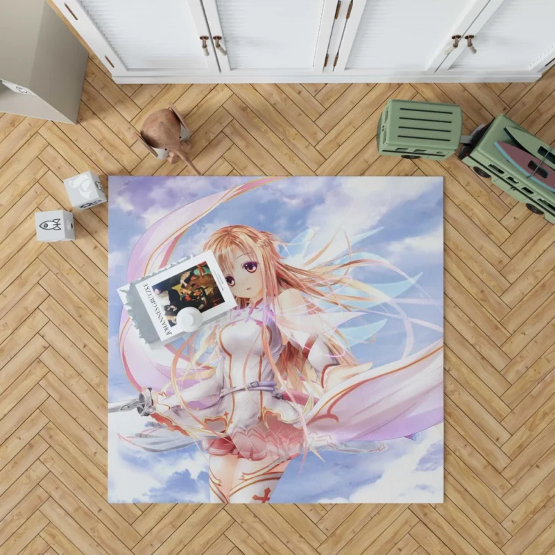 Asuna Yuuki Grace and Elegance Anime Rug