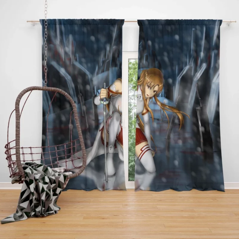 Asuna Yuuki Heart of Sword Art Online Anime Curtain